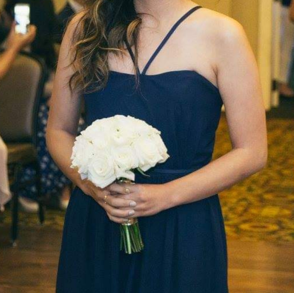 Navy blue Alfred Angelo size 4 bridesmaid dress